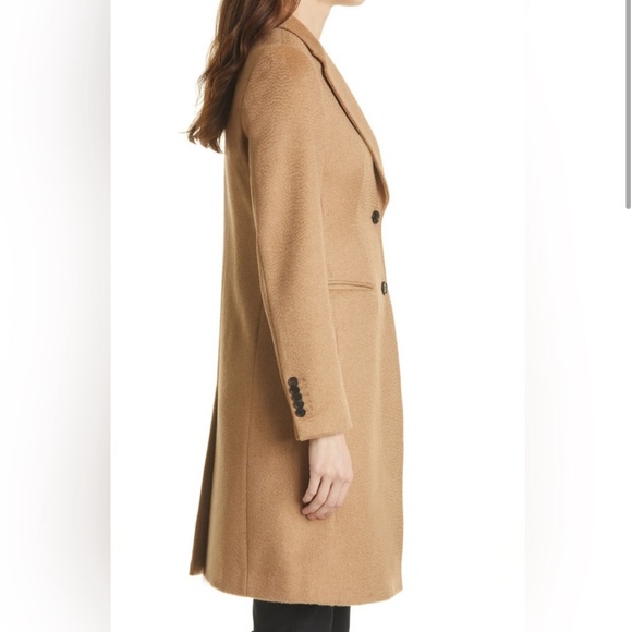 Camel Wool Blend Women's Coat - Picture 2 of 14